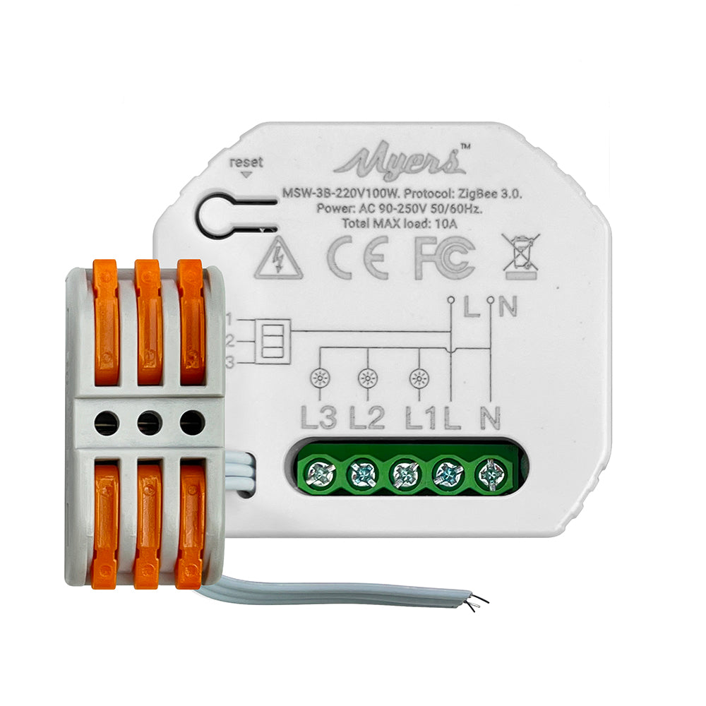 Inteligentny przełącznik oświetlenia Myers MSW-3B-220V/100W ZB
