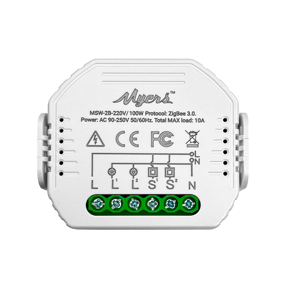 Myers Smart Light Switch MSW-2B-220V/100W ZB