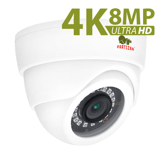 Kamera AHD 8Mp z funkcją stałego ustawiania ostrości CDM-333H-IR UltraHD Metal
