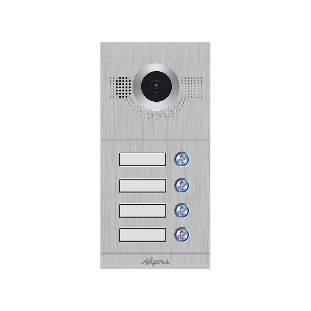 Panel wideo IP Myers 4 użytkowników MIP-300 Silver 4B