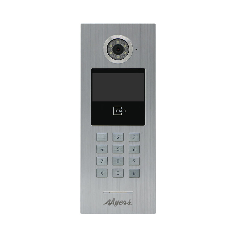 Panel wideo IP Myers Multi-tenant MIP-100MU Silver
