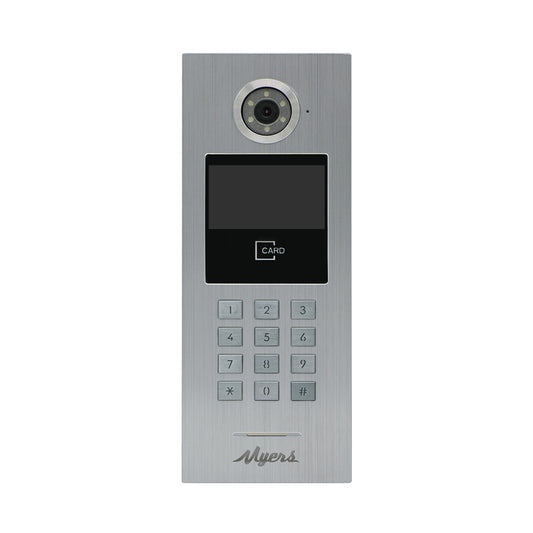 Panel wideo IP Myers Multi-tenant MIP-100MU Silver