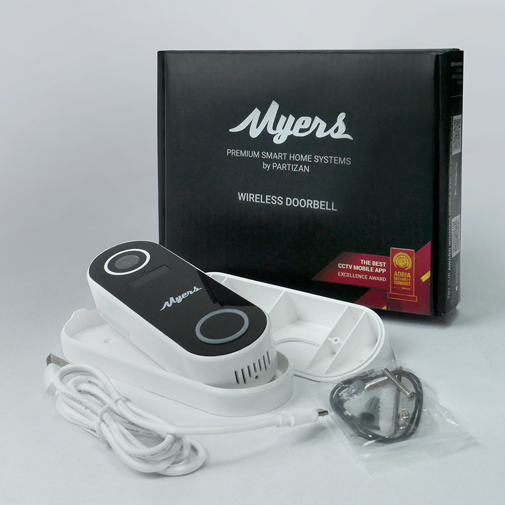 Dzwonek do drzwi Myers Smart WiFi z baterią MBD-100