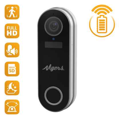 Dzwonek do drzwi Myers Smart WiFi z baterią MBD-100
