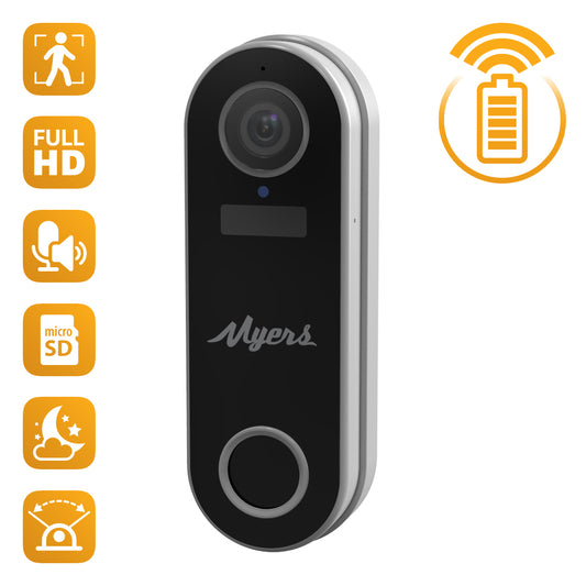 Dzwonek do drzwi Myers Smart WiFi z baterią MBD-100