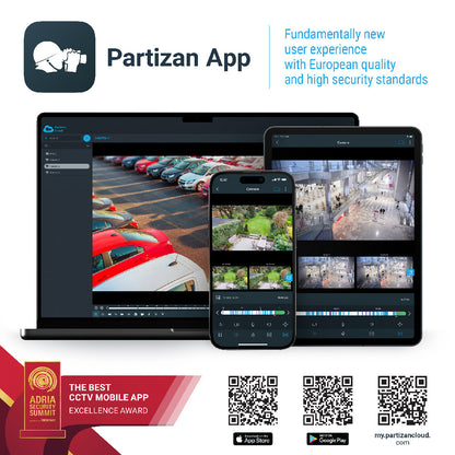 Kamera panoramiczna IP 8Mp IPD-5SP-IR 4K 180 SH