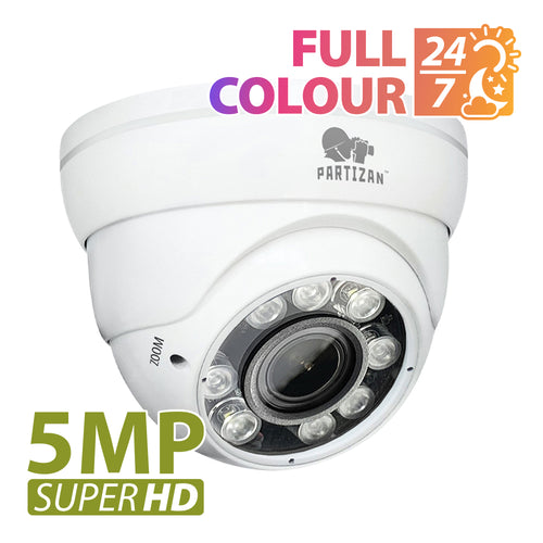 5Mp varifocal IP camera IPD-VF5MP-IR Full Colour v3.0 Cloud