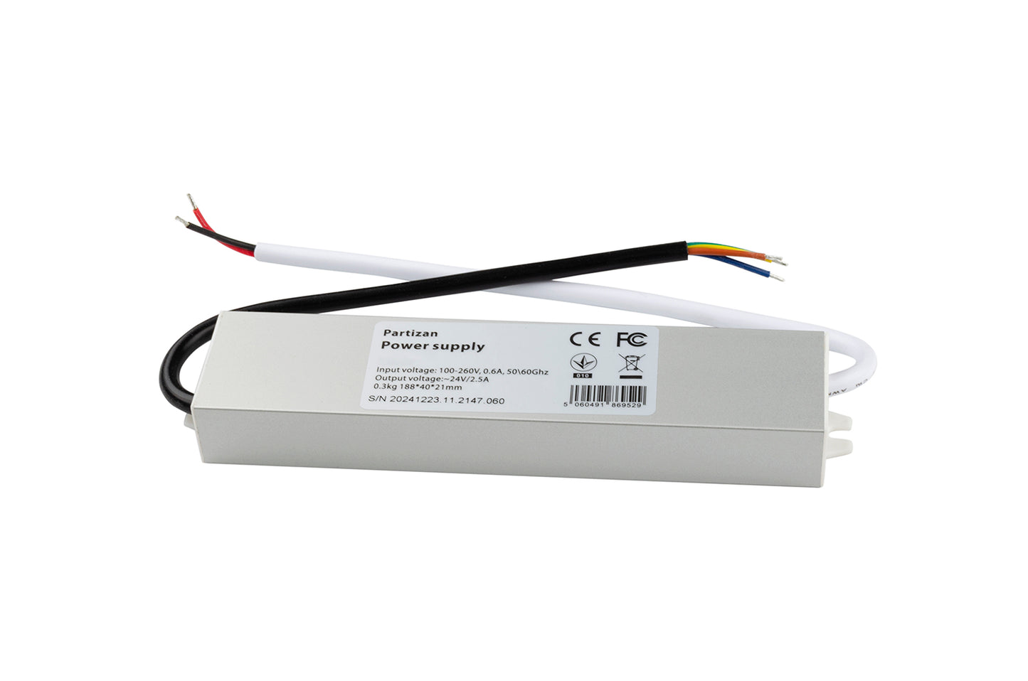 Zasilacz LED PPS-24V/2,5A max 60W