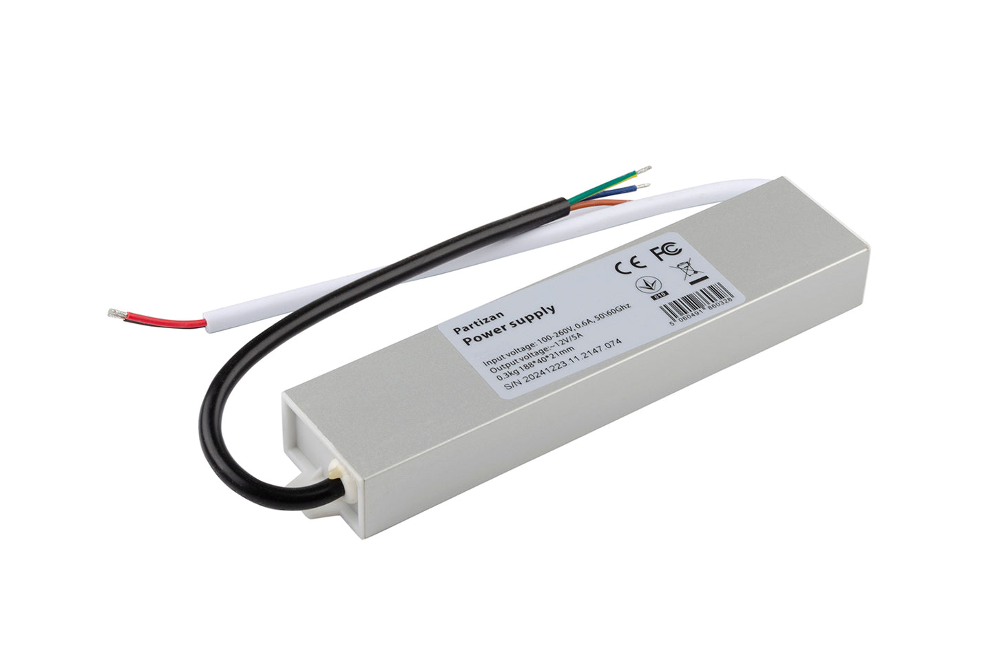 Zasilacz LED PPS-12V/5A max 60W