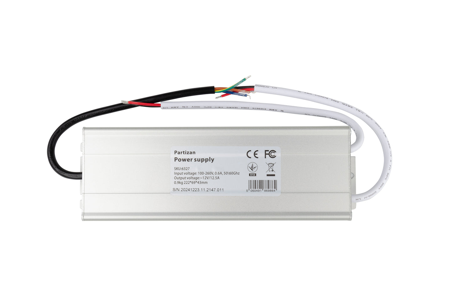 Zasilacz LED PPS-12V/12,5A max 150W